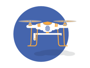 Illustration d'un drone