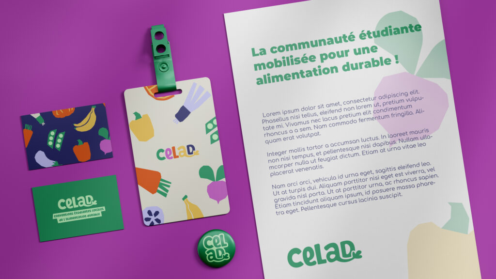 Identité visuelle de l'association les CELAD