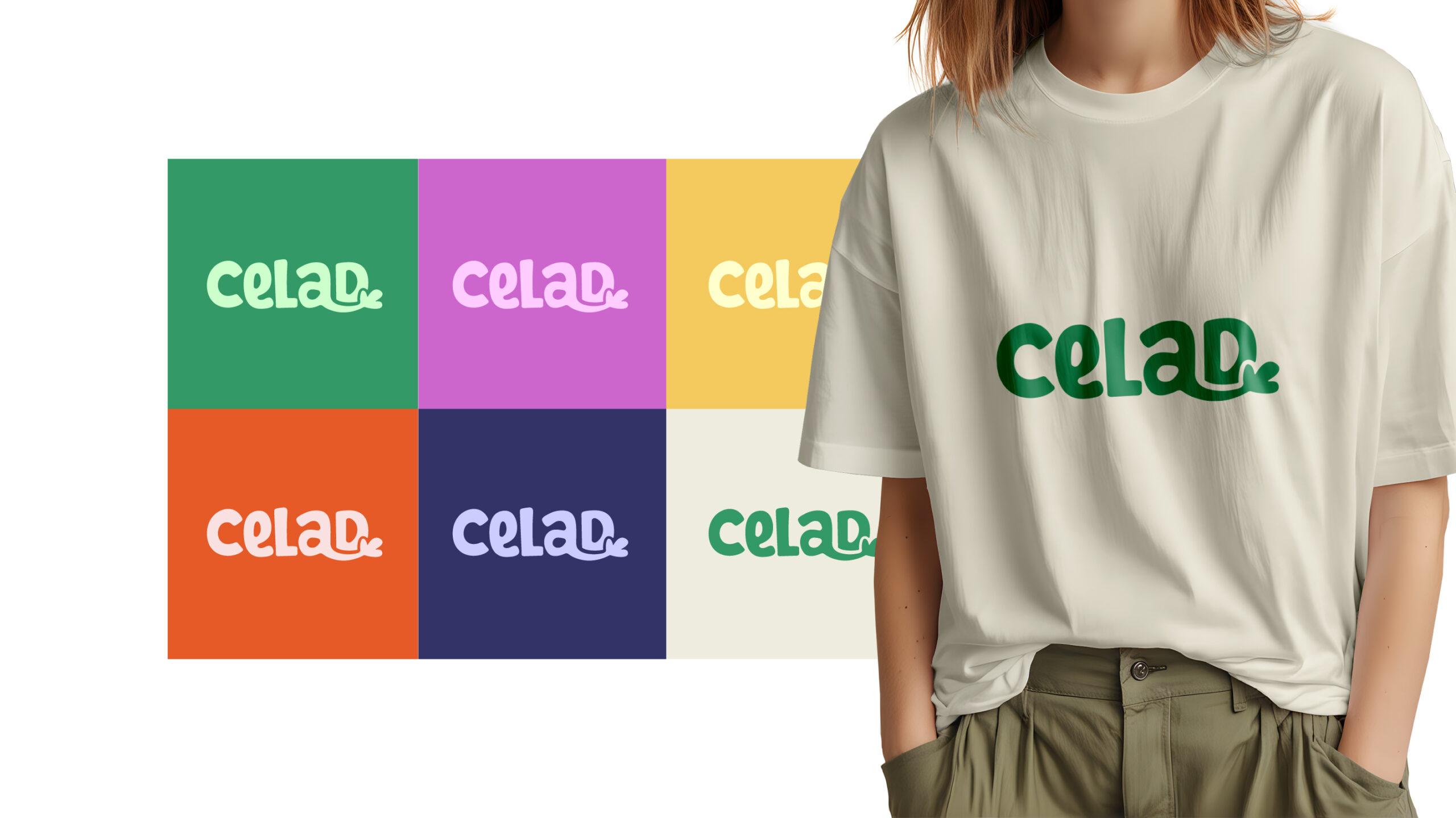 Déclinaisons couleurs du logo CELAD