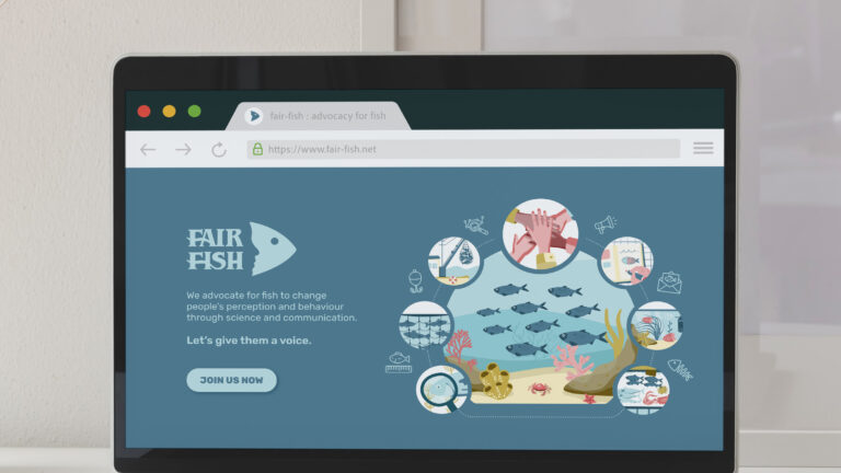 Identité visuelle fair-fish, association internationale