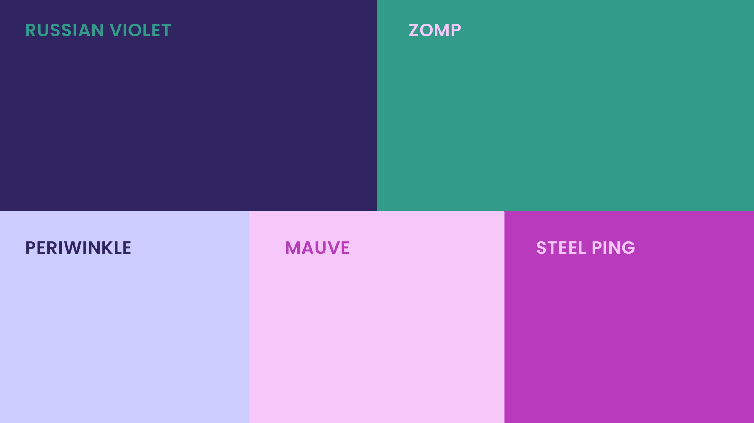 Palette de couleurs du cabinet d'expertise comptable Etheos
