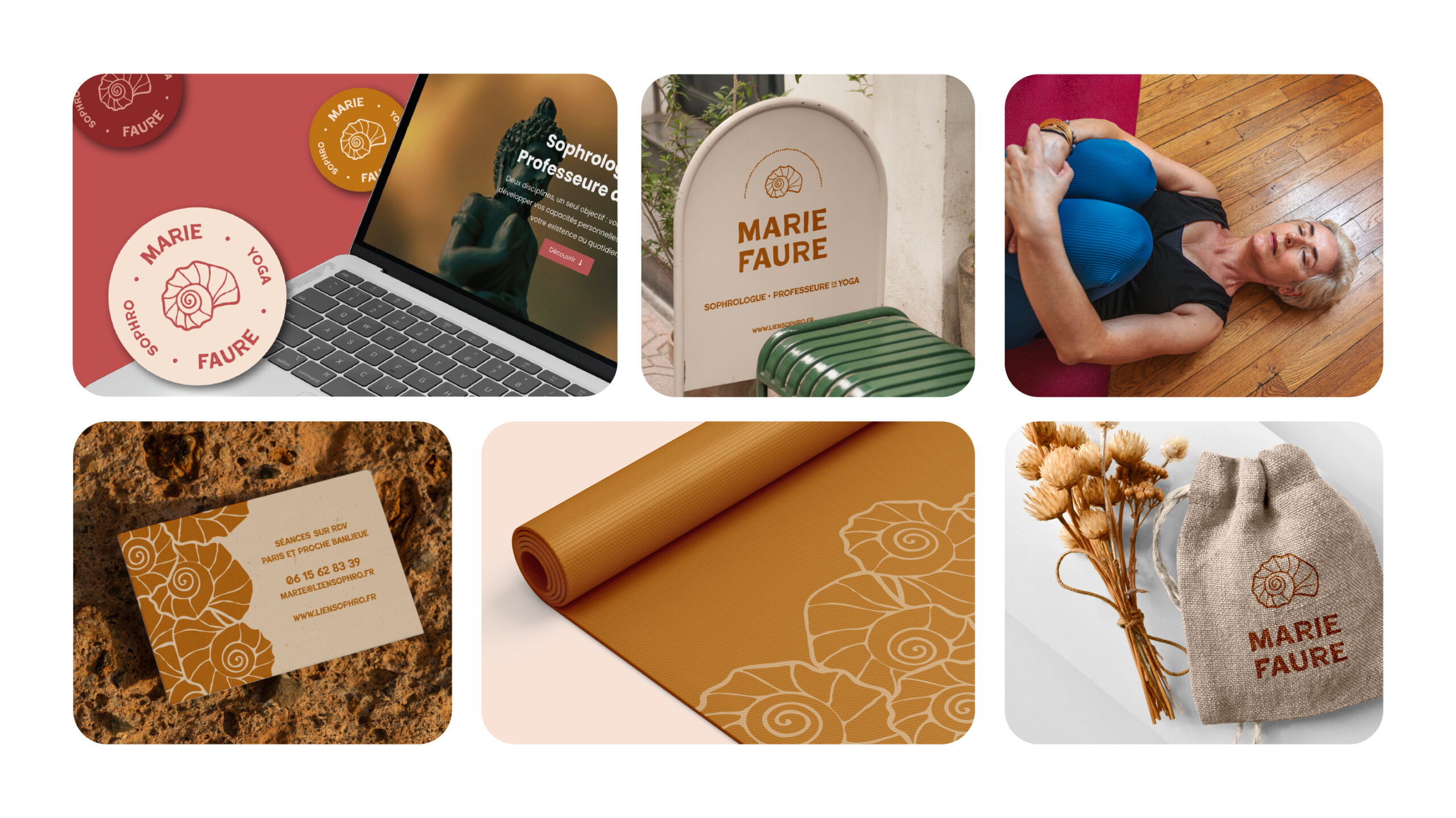 Identité visuelle yoga et sophrologie